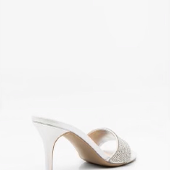 NIB Le Chateau Jewel Crystal Glam Sparkly Sandals - Picture 6 of 9
